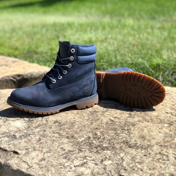 navy timberlands womens